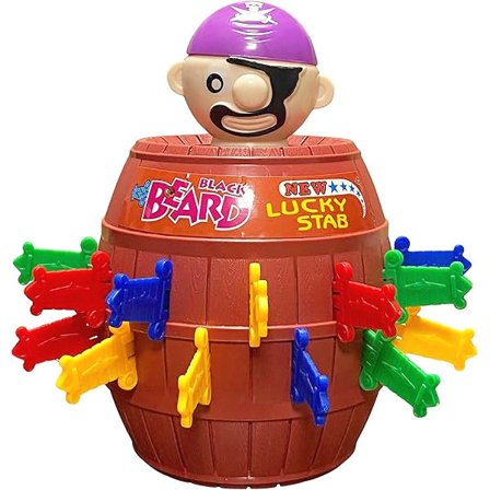 Pop Up Pirate Leksak / Pirat i Tunna - Roligt Spel för Barn_Super Present