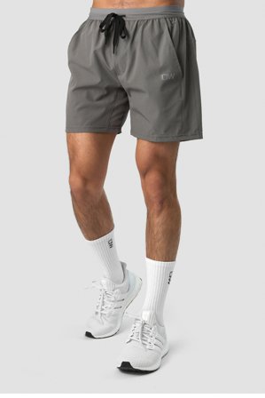 ICANIWILL - Workout 2-in-1 Shorts Men Dark Grey - Herre - ICIW