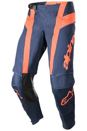 Pantaloni Cross Alpinestars Techstar Arch Blu Scuro-Arancio 30