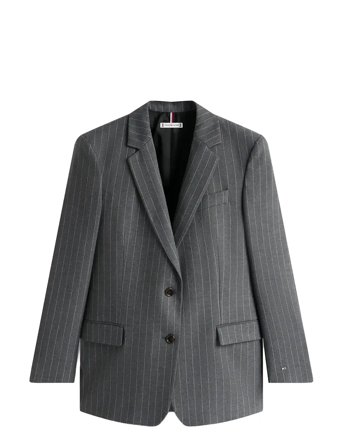 Tommy Hilfiger | Pinstripe Relaxed Blazer | 36