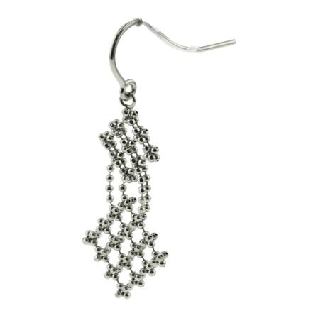 Tiffany & Co. Pre-owned Pre-owned Earring , Grijs , Dames , Maat: ONE Size