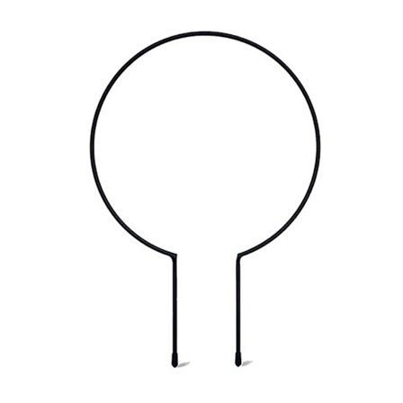 Metall Jern Rund Hjerteformet Hageplante Støtte Stake Stativ Klatrestativ