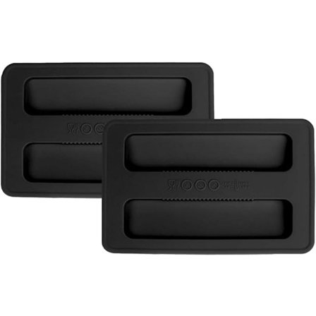 ING Støvbetræk 2 Stykker Støvbetræk til Brødristeren 2-Skive Brødristerlåg Brødristerbetræk Brødrister Sandwich Brød Sort