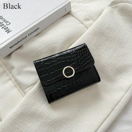 Korta plånböcker Myntväska SVART