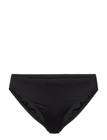 Iconic Solids Classic Bikini Bottom Black Michael Kors Swimwear
