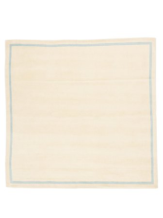 Handloom Handloom Pattern Tappeto 200X200 Di Lana Beige/Giallo