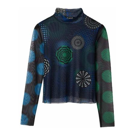 Desigual Tops blå, Dam, Dam, Storlek: L