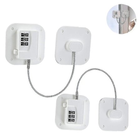 2 Pack Refrigerator Lock Heavy Duty Combination Fridge Lock High Quality