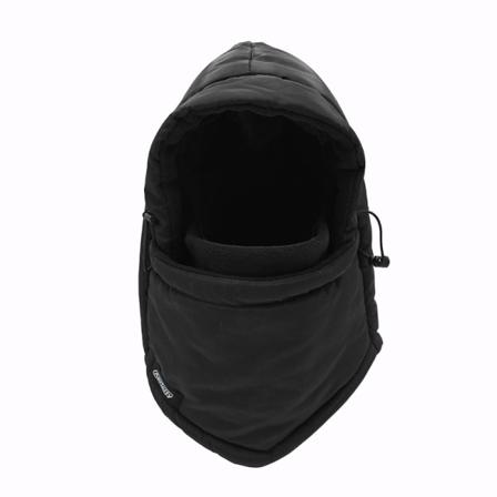 Hette Ski-maske Vinter Balaclava Kaldt Vær Vindtett Justerbar Varmt Hettedeksel Hatt Caps Kalesje Waterproof Hat Black Average Size