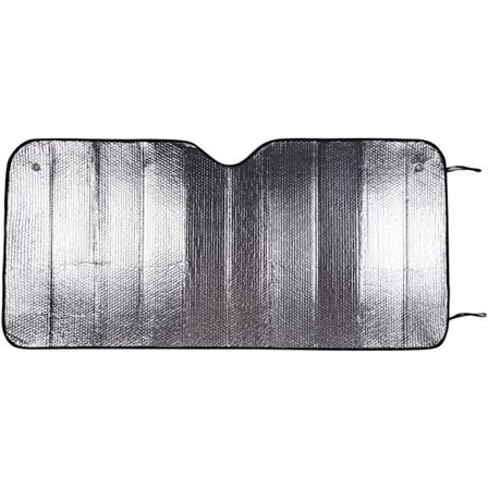 Fällbart UV-skyddande solskydd för bilruta 130 x 60 cm Tjocklek 2 mm