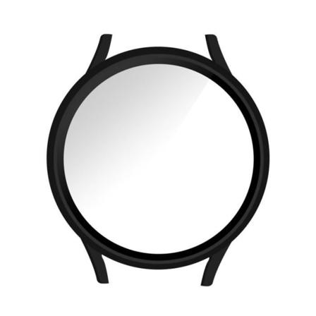 AVIZAR Fuld beskyttelse til Samsung Galaxy Watch 5, 44 mm - Sort - Polycarbonat-etui og hærdet glas Svart