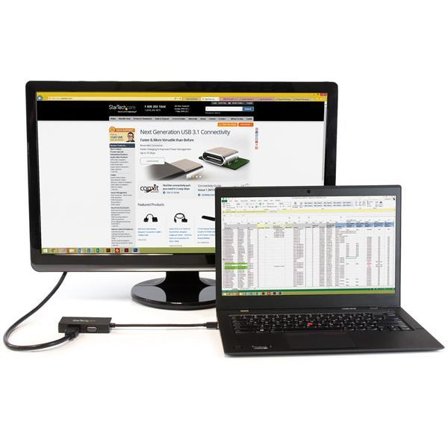 StarTech 3 in 1 Mini DisplayPort Adapter - 1080p - Mini DP / Thunderbolt to HDMI / VGA / DVI Splitter for Your Monitor (MDP2VGDVHD) - video adapter -