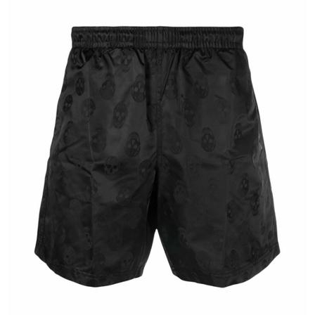 Alexander McQueen 6799854419Q1000 Trunks Sort, Herre Badeshorts