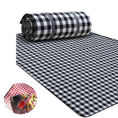 Picknickfilt 200 X 200CM XXL 2-7 Personer Vattentät Strandfilt Campingfilt Termiskt Isolerad Familjestorlek Matta för Picknickar, Utomhusmiddagar,