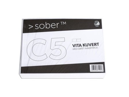 SOBER Kuvert C5 162x229mm fukthäftande 100/fp - Lyreco - Emballage och lagerutrustning - Kuvert och postemballage - Kuvert - C5
