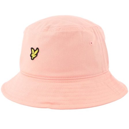 Lyle & Scott - Rosa bucket Hatt - "Pink Grapefruit Bucket " @ Hatstore