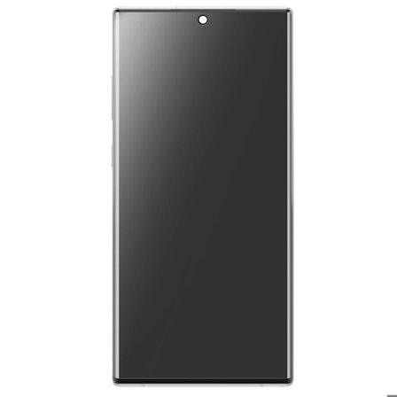 Skærm til Samsung Note 10 Plus LCD + Touchscreen + Original Samsung Ramme Hvid