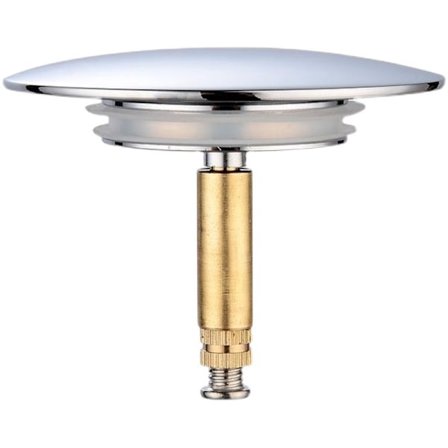 Kylpyammeen tulppa, 70 mm, kaksoistiivisteellä, korkeussäädettävä, Univer