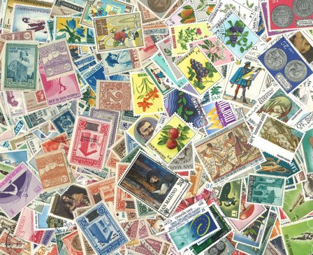 San Marino - Frimærkepakke - 500 forskellige - Stemplet