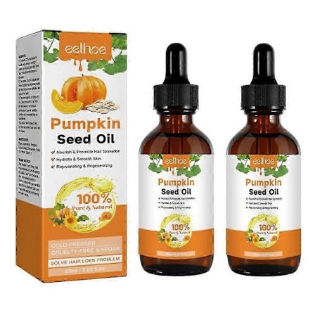 Græskarkerneolie til hårvækst Græskarolie til hårvækst Forebygger hårtab Hårvækst til øjenvipper Nærende