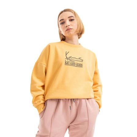 Karl Kani - Hoodies - Gul - Dam - Storlek: M, Dam, Storlek: M