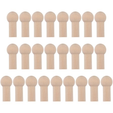 25 stk. Hængende Stativ Tøj Heavy Duty Vægmonteret Træ Peg Træ Hængekrog Tilbehør Peg Frakke Stativ Vægmonteret