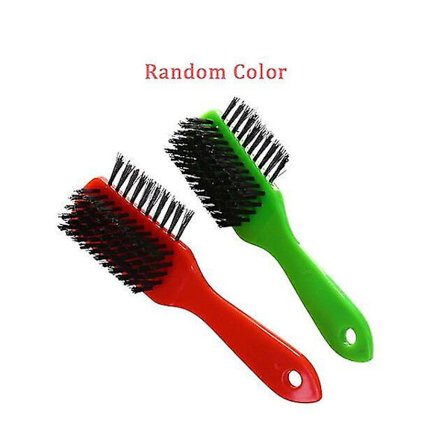 4 st Tre-sidig borste Lång mjuk skoborste Tvätt skoborste Rengöring borste Tvättstuga skor Tre-sidig borste