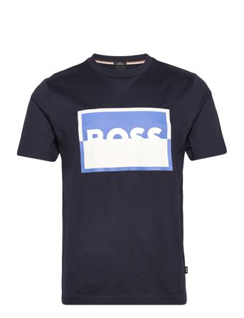 Tessler 185 T-shirts Short-sleeved Blå BOSS