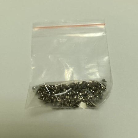 100 stk. skruer til Beats Studio 1.0 2.0 3.0 kablede trådløse hovedtelefoner dele (sølv)