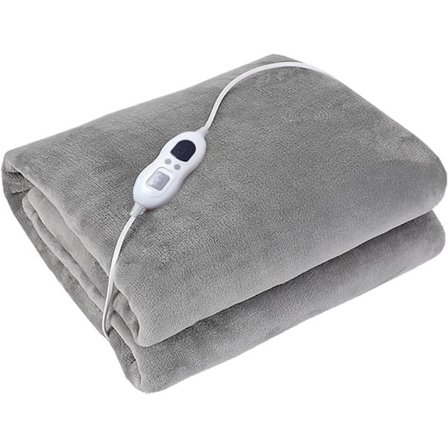 Sähkölämmitteinen peitto, pestävä sähköpeitto, flanelli käännettävä nopea lämmityspeitto 50" x 60"