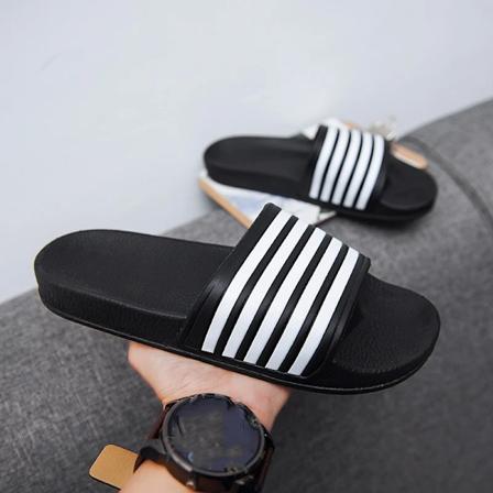 Plus Størrelse Mænd Indendørs Hjem Tøfler Mal Blød Komfortabel Bad Tøfler Mænds Eva Flade Tyk Platform Udendørs Strand Sandaler Sommere YDSD-S1969-