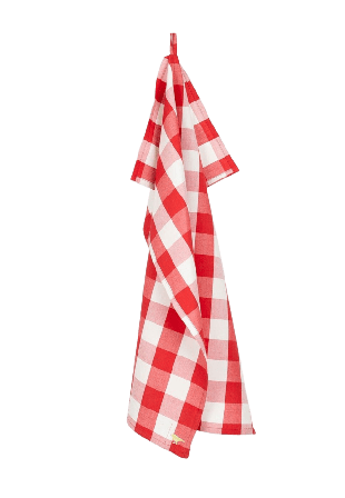 A World of Craft Noel handduk, röd/offwhite Kökstextil Röd 50x70 cm