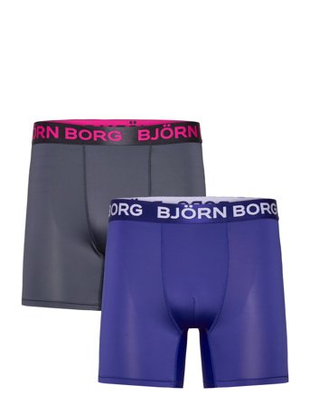 Sports Microfiber Boxer 2P Grey Björn Borg