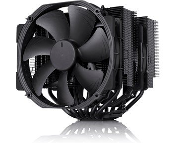 Noctua NH-D15 chromax.black - Effektiv CPU-kylare med 2 st 140 mm fläktar