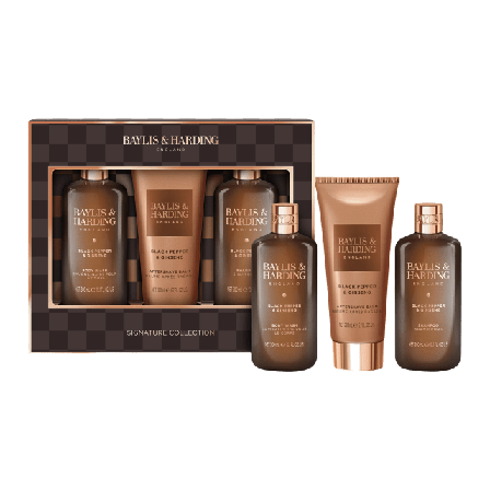 Baylis & Harding Men`s Black Pepper Ginseng Body Trio Gift Set Presentaskar Herr 800 ML