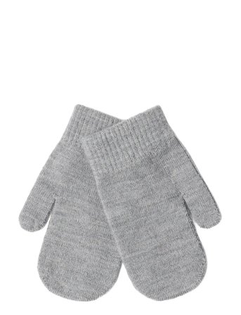 Lindex Mittens Magic Fix Wool - Grey - 4-6