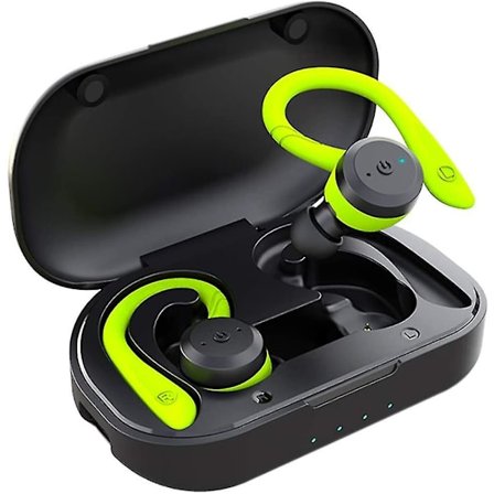 Sport In-ear Tws Hodetelefoner Ekte Trådløse Bluetooth 5.0 Sport Ørepropper, Ipx7 Vanntett Stereolyd, Innebygd Mikrofon Øretelefoner