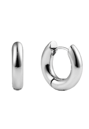 Mockberg Everyday Hoops Steel Smycken & klockor Dam Silver ONESIZE