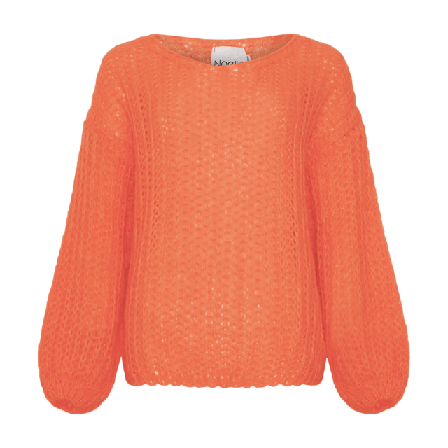 Noella Joseph Knit Sweater - Black Tröjor Dam Orange XS/S
