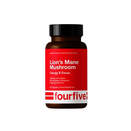 fourfive Lions Mane Energy & Focus 60 caps
