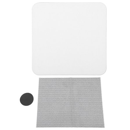 Badrumsmatta av kiselgur Superabsorberande Snabbtorkande Halkfri Badrumsmatta Duschmatta för Badrum Vit 30x30cm/11.8x11.8in