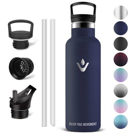 Gourde - dunk - termobehållare Vikaster - VC-VIK-SCZKP-500ML-Mörkblå-287c