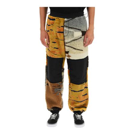 Aries, patchwork pants Oranje, Heren, Maat:M