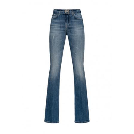 Pinko - Flare Jeans - Blå - Dam - Storlek: W28, Dam, Storlek: W28