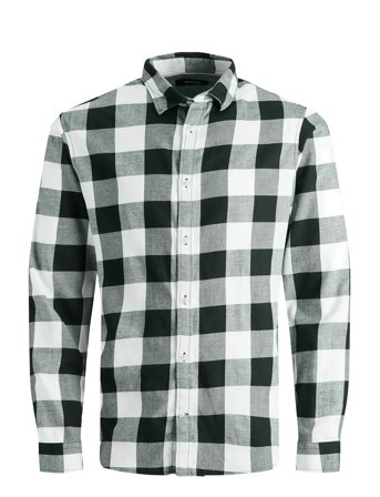 Jjegingham Twill Shirt L/S Noos White Jack & J S