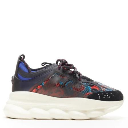 Versace Pre-owned Pre-owned sneakers , Blauw , Dames , Maat: 36 EU