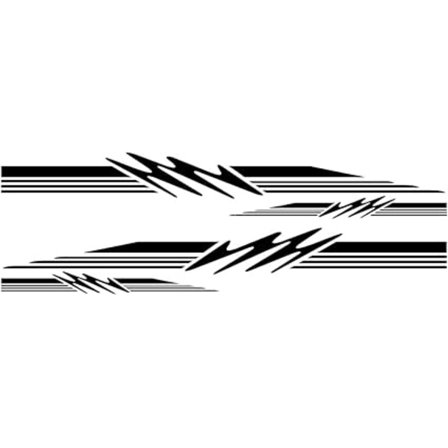 Bildekaler, Dekal för husbil PVC Bildekal Kroppsränder Dekaler Bil Tuning Vinyl Dekal Etiketter
