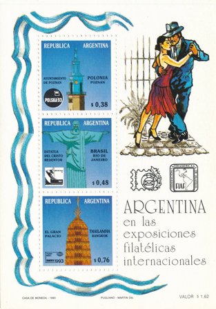 Argentina 1993 - MICHEL Blok 54 - Postfrisk