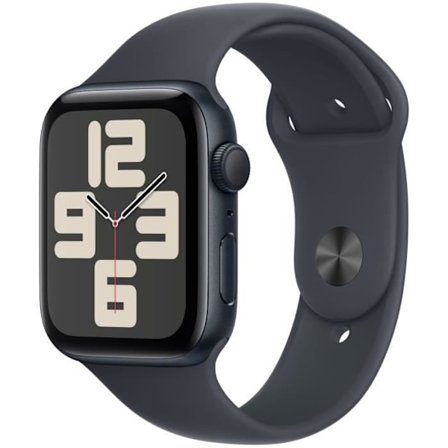 Apple Watch SE GPS - 44mm - Midnight Aluminium Fodral - Midnight Sport Band - S/M