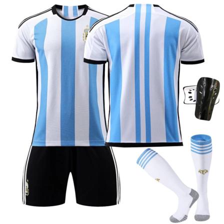 Qatar World Cup 2022 Argentina Fotbollsdräkt - Blåvit 20